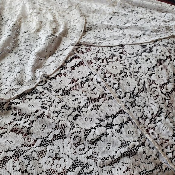 Lily Rose High-Low White Lace Dress - Juniors Medium - Picture 6 of 17